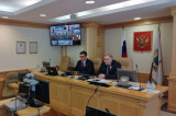 Изображение к новости 'Александр Куприянец представил Законодательную думу области в телемосте «От Гродно до Сахалина»'.